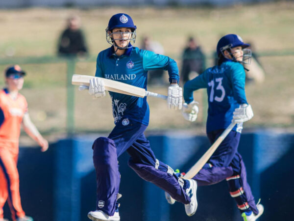 Thailand defeated Netherland in the second match of the Triangular Women’s T20I Series at the TU Cricket Ground, Kirtipur, on Friday